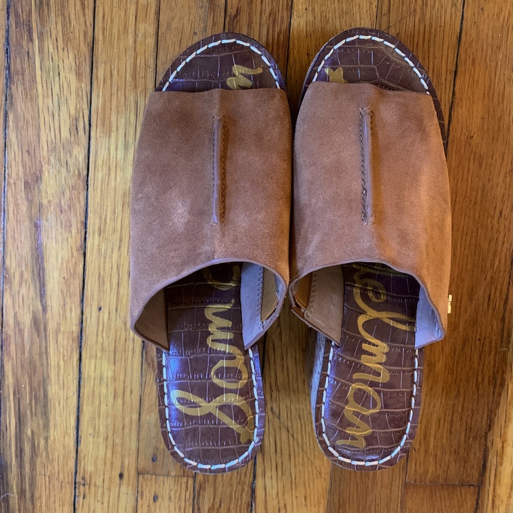 Sam Edelman platform cork wedges